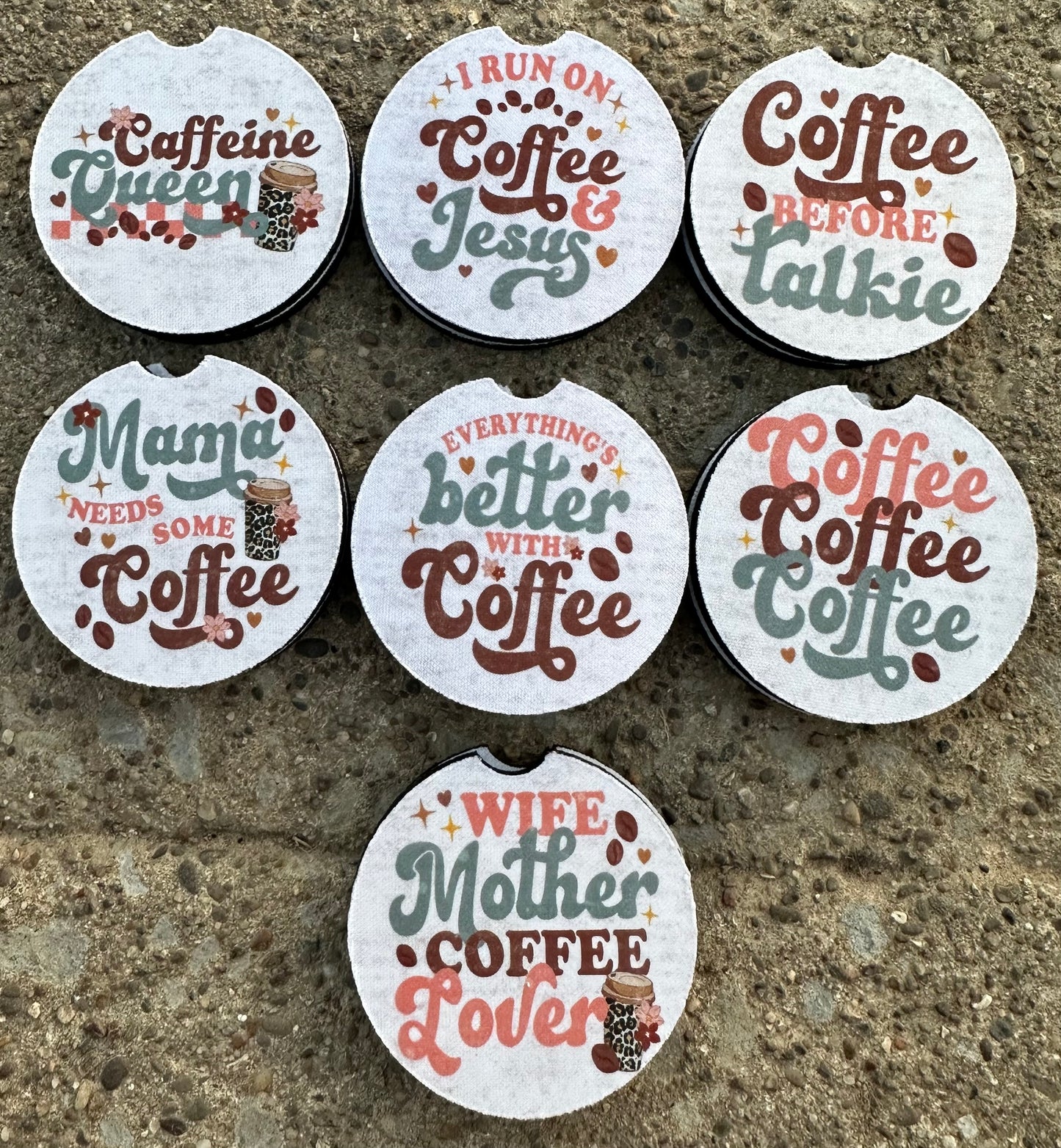 Coffee Car Coaster Bundle (7)