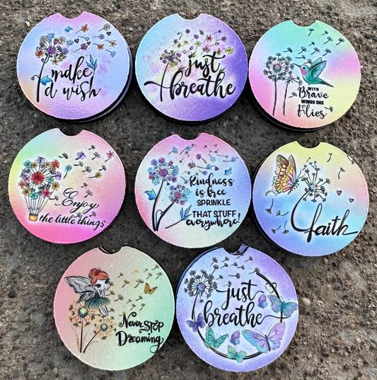 Inspirational Car Coaster Bundle (8)