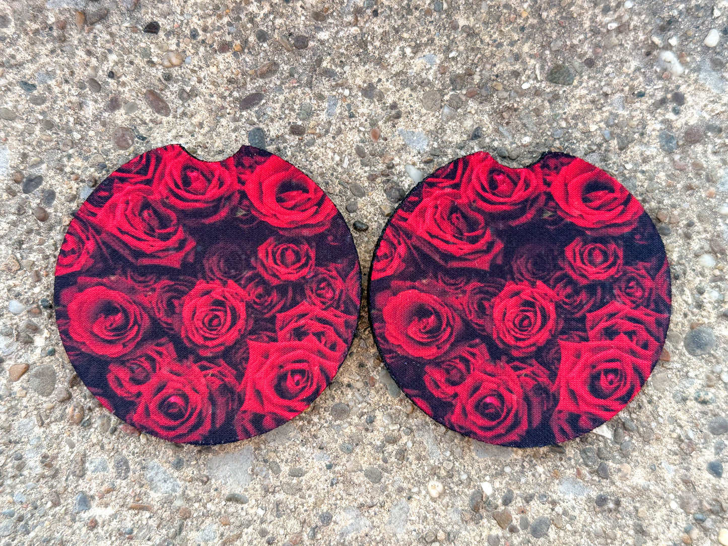 Roses Car Coasters