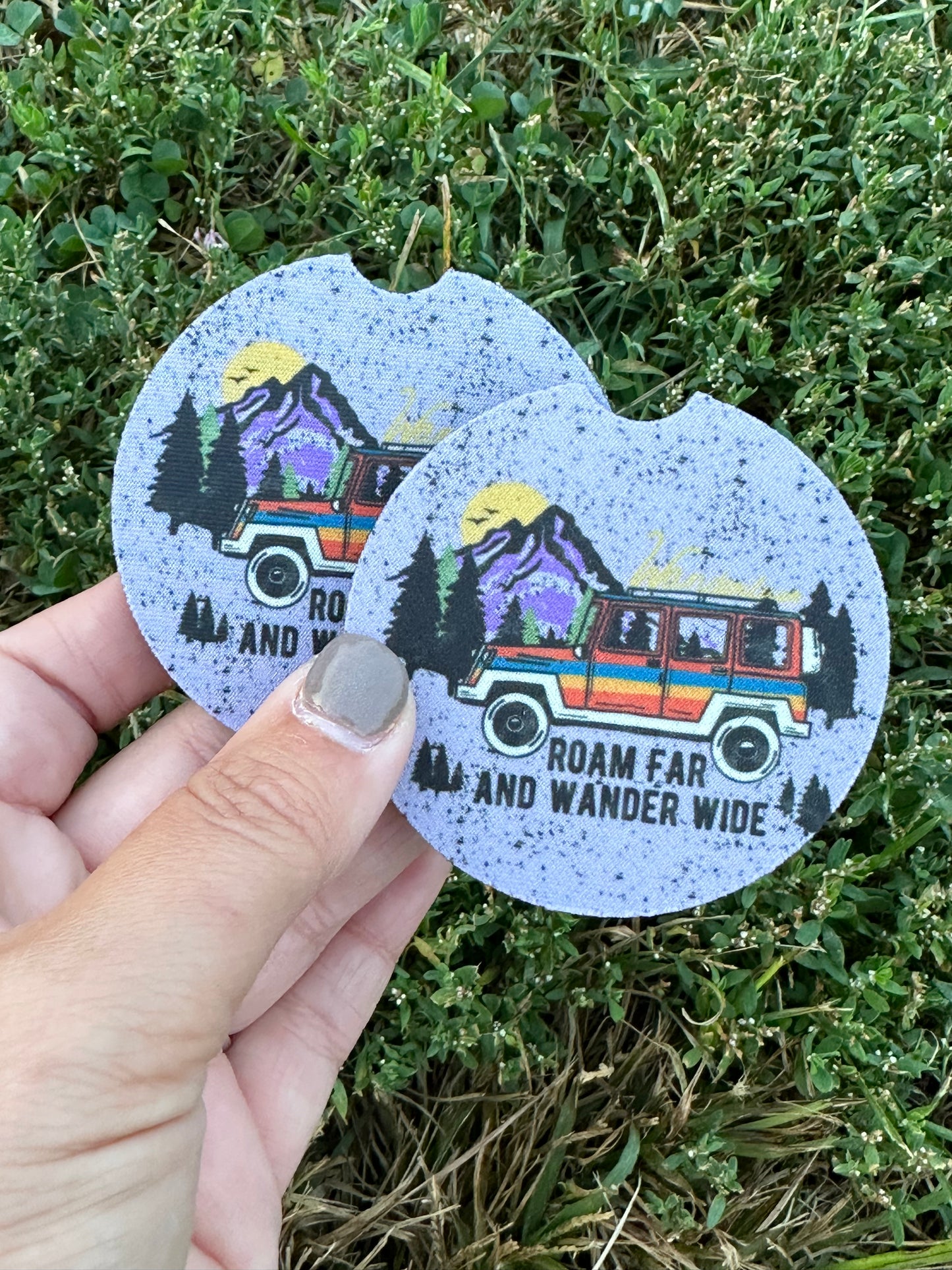 Roam Far Car Coasters