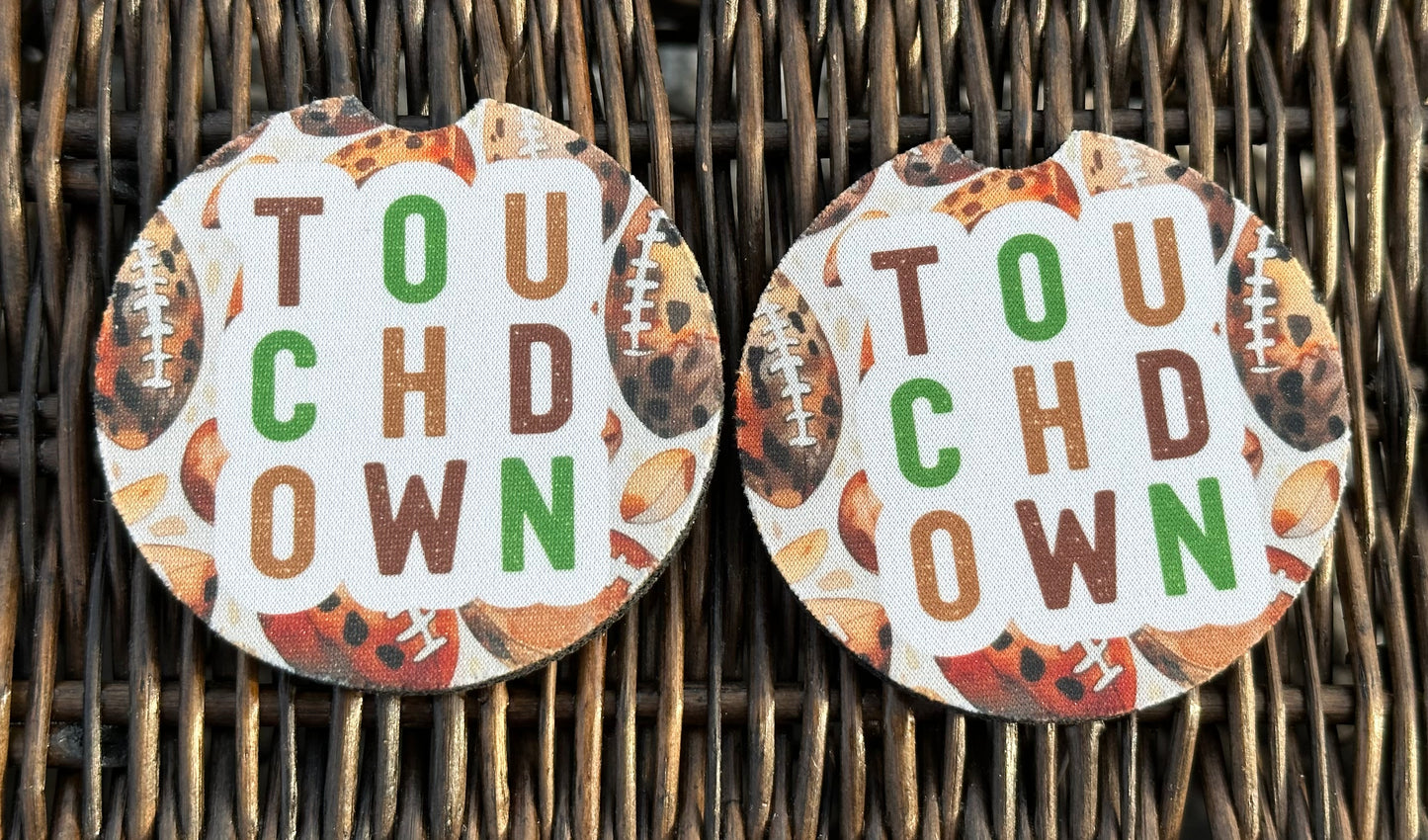 Touchdown Car Coasters