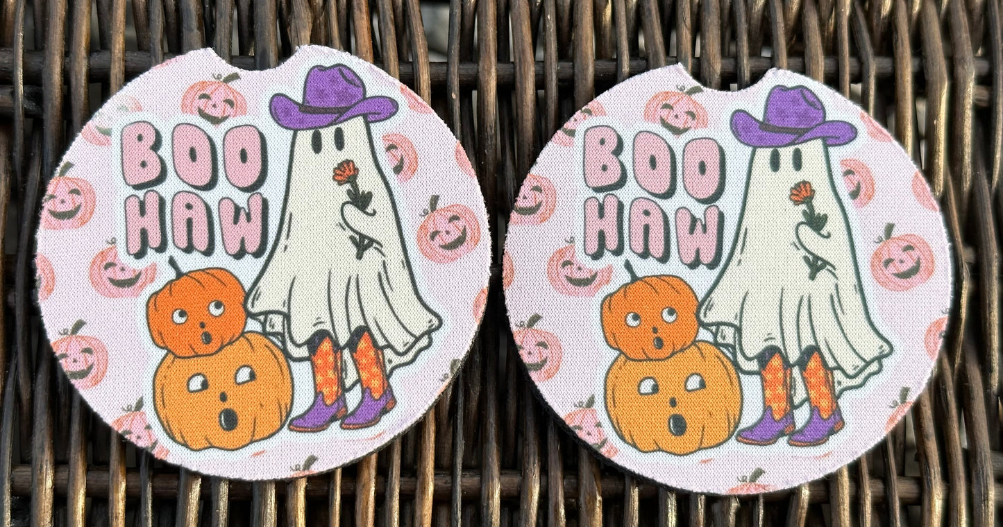 Boo Haw Car Coasters