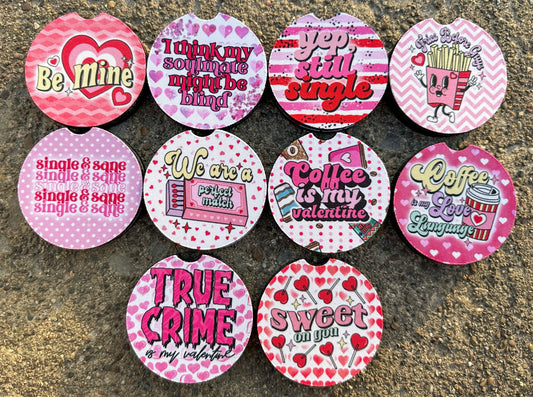 Valentine Car Coaster Bundle (10)