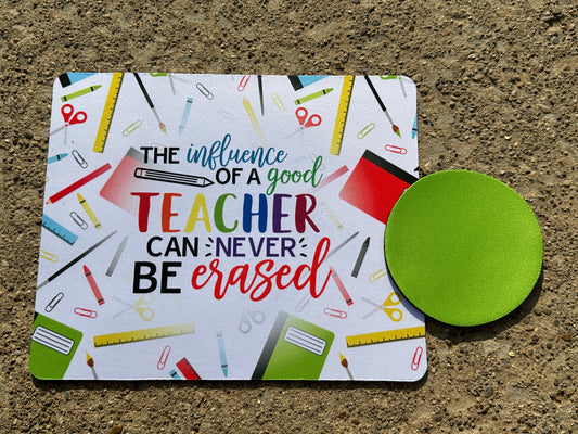 The Influence Of A Good Teacher Mouse Pad & Coaster Set
