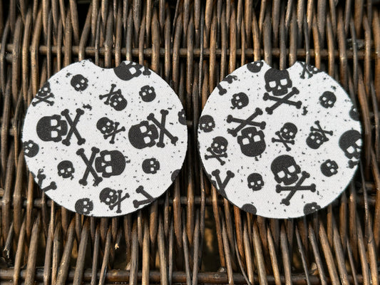 Skull & Bones Car Coasters