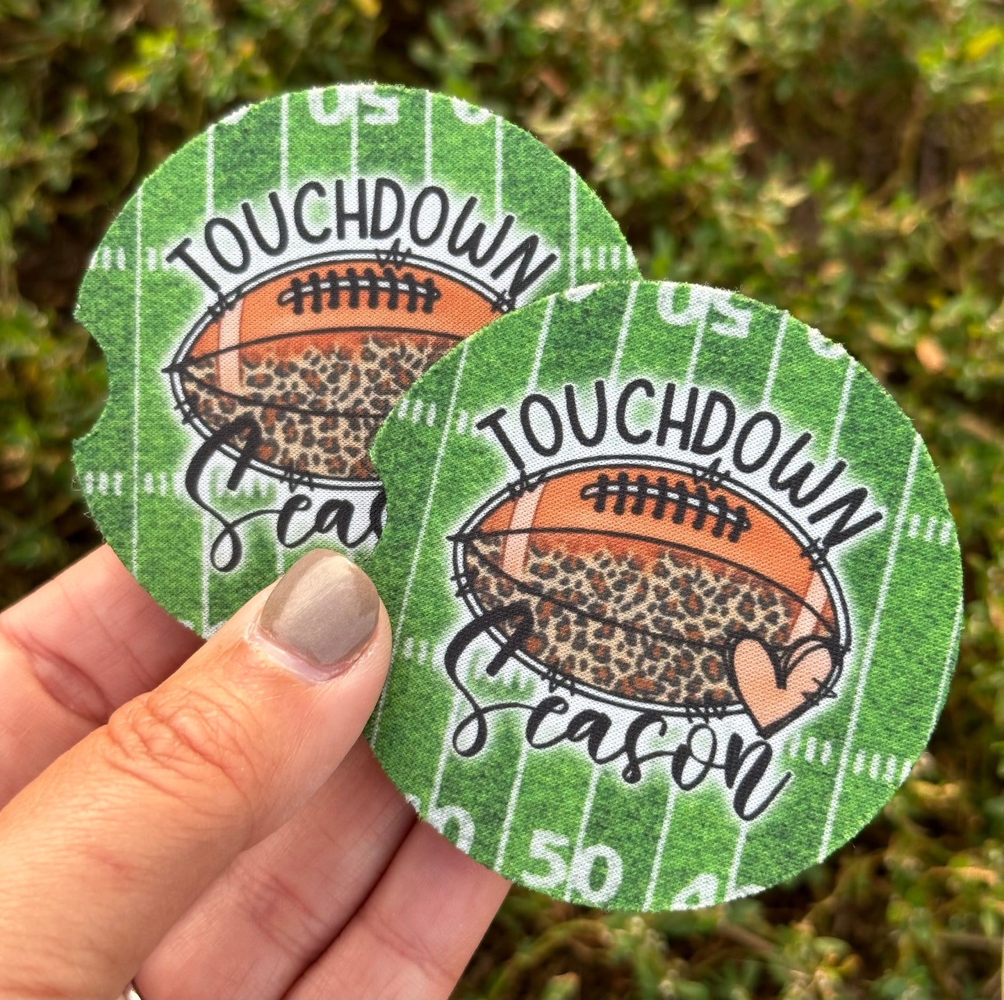 Touchdown Season Car Coasters