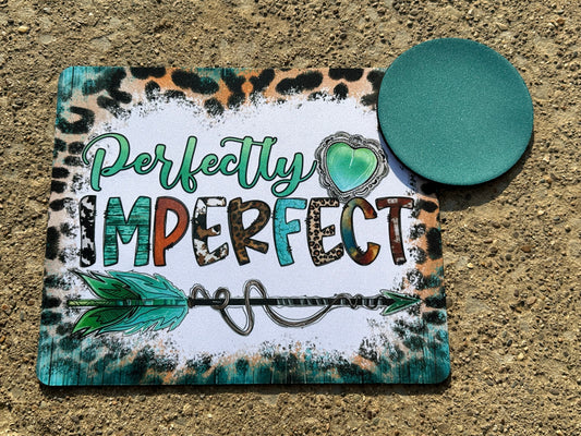 Perfectly Imperfect Mouse Pad & Coaster Set