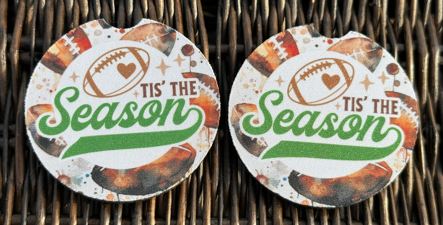 Tis The Season Car Coasters