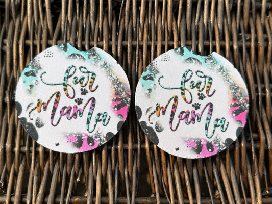 Fur Mom Car Coasters