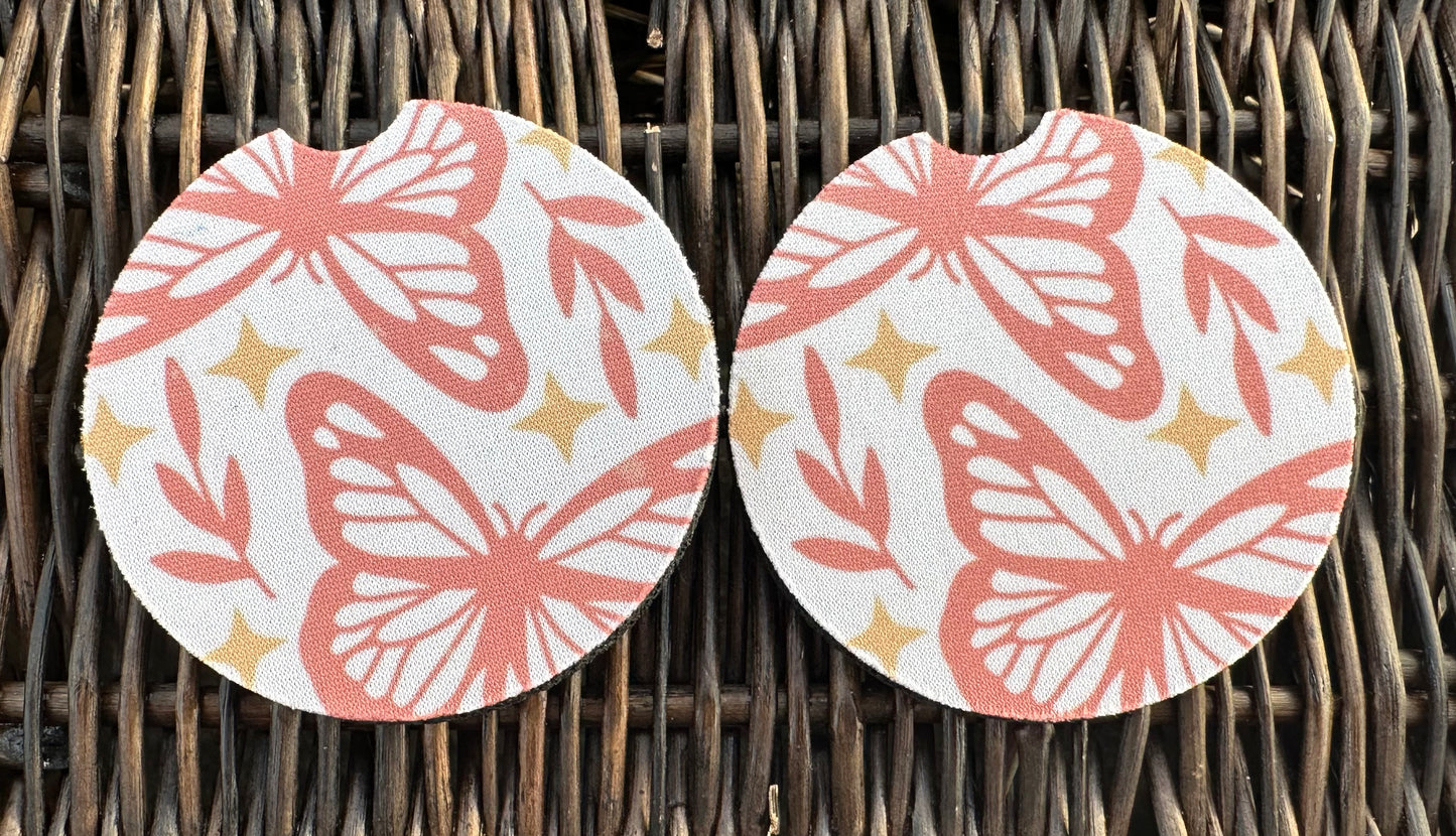 Butterfly Car Coasters