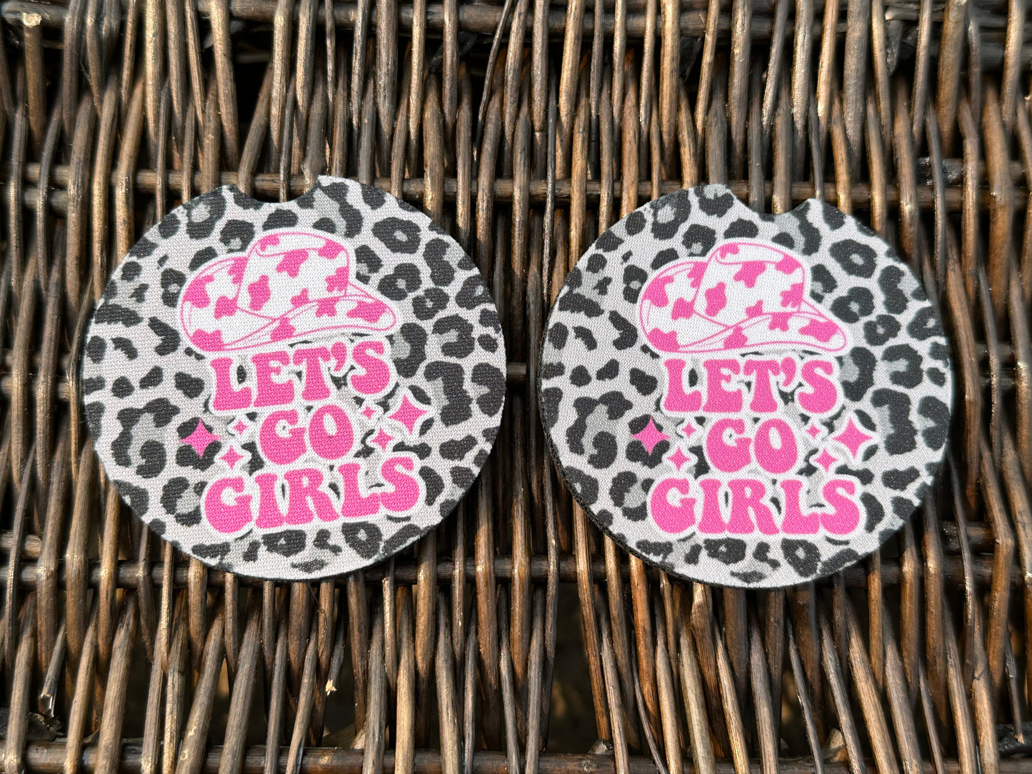 Let’s Go Girls Car Coasters
