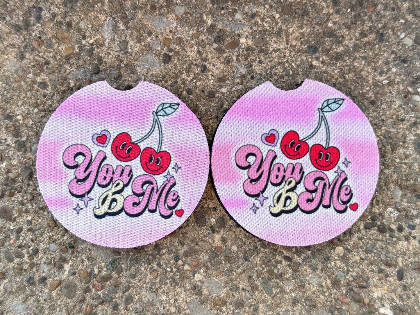 You & Me Car Coasters