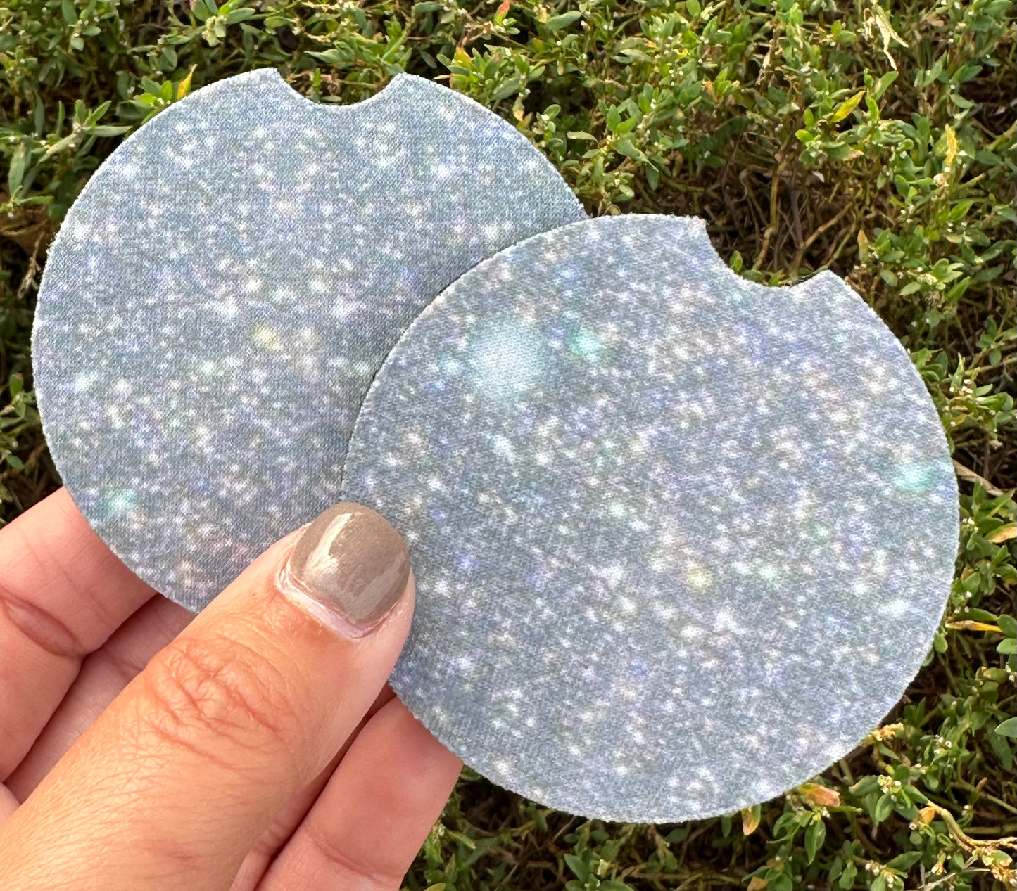 Sparkly Car Coasters