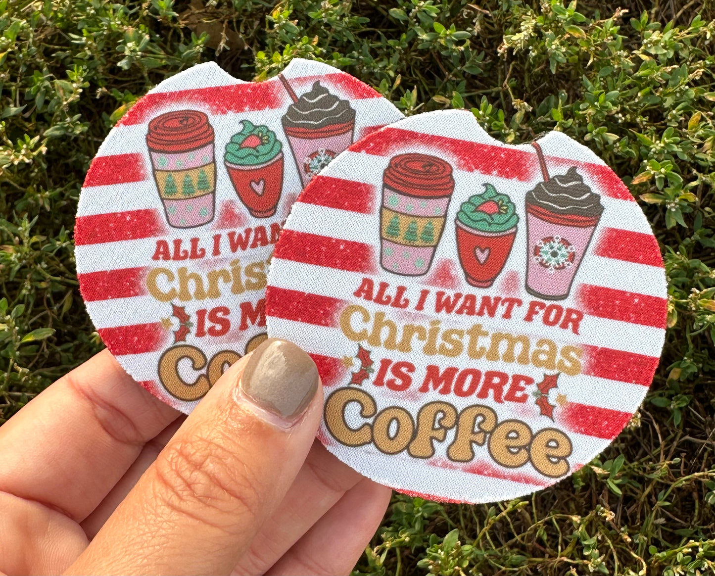 More Coffee Car Coasters