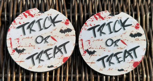 Trick Or Treat Car Coasters