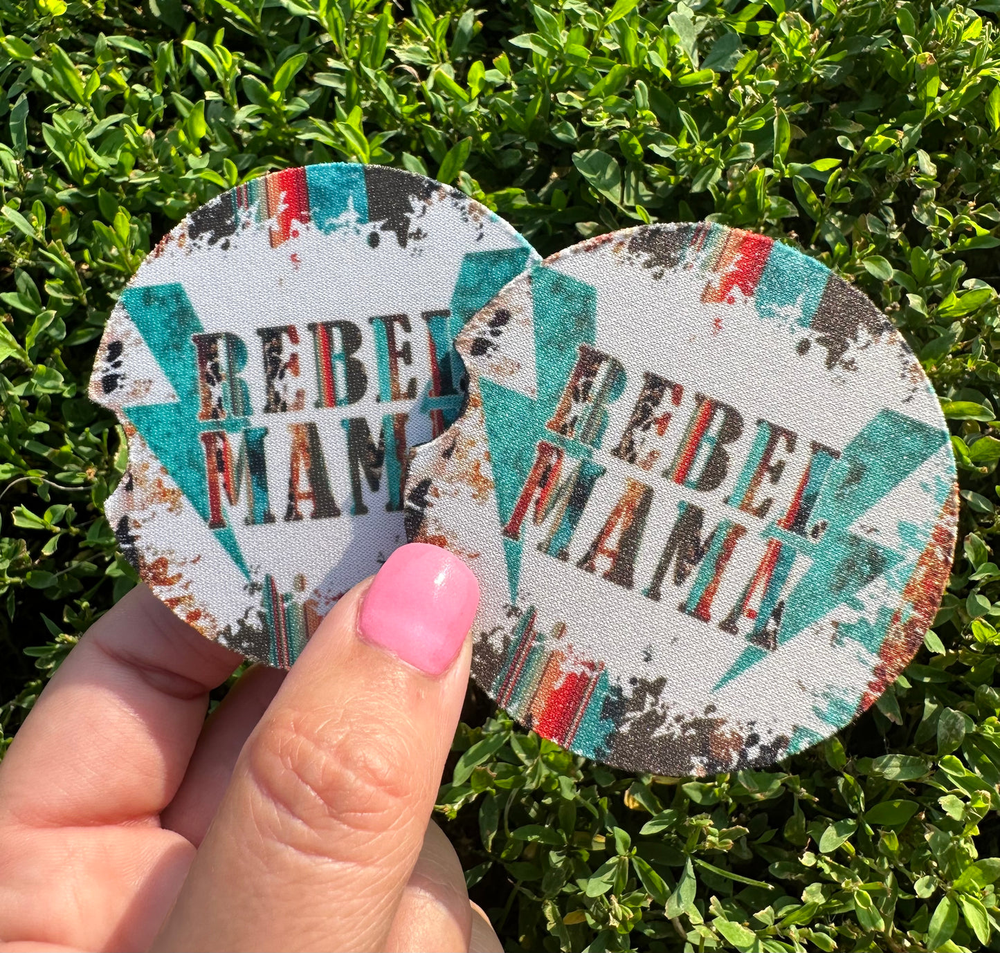 Rebel Mama Car Coasters