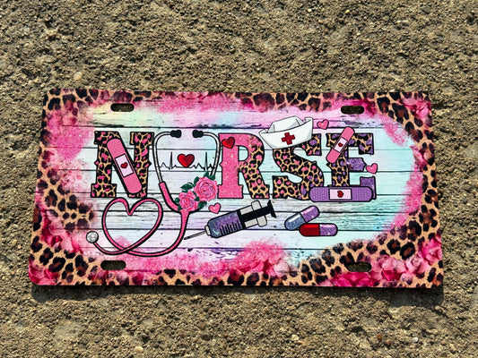 Nurse License Plate